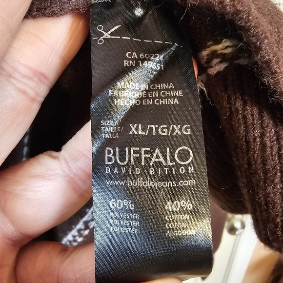 Buffalo David Bitton Scalloped Vintage Landry Cottagecore Knit Cardigan - Picture 6 of 7